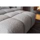 Banchete-Tabureti - Taburete, Suport picioare CLOUD 100cm, material boucle gri