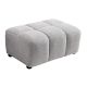 Banchete-Tabureti - Taburete, Suport picioare CLOUD 100cm, material boucle gri