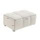 Banchete-Tabureti - Taburete, Suport picioare CLOUD 100cm, material boucle champagne greige