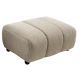 Banchete-Tabureti - Taburete, Suport picioare ADLON 100cm, material boucle champagne greige