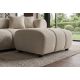 Banchete-Tabureti - Taburete, Suport picioare ADLON 100cm, material boucle champagne greige