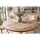 Mese dining - Masa rotunda HAMPTONS 140cm, lemn masiv de pin reciclat
