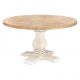 Mese dining - Masa rotunda HAMPTONS 120cm, lemn masiv de pin reciclat