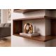Polite - Set din 3 piese raft perete colt exterior SURRREAL, lemn de sheesham