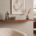 Polita, raft perete din lemn de sheesham PURE 80cm