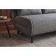 Fotolii - Fotoliu Pat SMART MULTIFUNCTION 140cm catifea gri