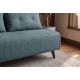 Fotolii - Fotoliu Pat SMART MULTIFUNCTION 140cm catifea petrol