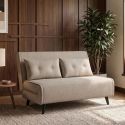 Fotoliu Pat SMART MULTIFUNCTION 140cm catifea champagne