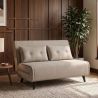 Fotoliu Pat SMART MULTIFUNCTION 140cm catifea champagne