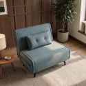 Fotoliu Pat SMART MULTIFUNCTION 100cm catifea petrol