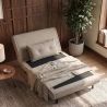 Fotoliu Pat SMART MULTIFUNCTION 100cm catifea champagne