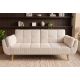 Canapele - Canapea extensibila BOUTIQUE 215cm catifea raiata bej