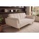 Canapele - Canapea extensibila BOUTIQUE 215cm catifea raiata bej