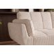 Canapele - Canapea extensibila BOUTIQUE 215cm catifea raiata bej