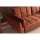 Canapele - Canapea extensibila BOUTIQUE 215cm catifea maro ruginiu