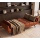 Canapele - Canapea extensibila BOUTIQUE 215cm catifea maro ruginiu