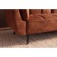 Canapele - Canapea extensibila BOUTIQUE 215cm catifea maro ruginiu