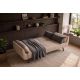 Canapele - Canapea extensibila DIVANI 220cm catifea champagne beige