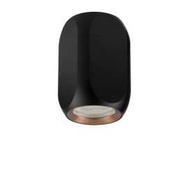 Plafoniere cu spoturi, Spoturi aplicate - Spot aplicat cu bec GU10 Cubi negru/ auriu