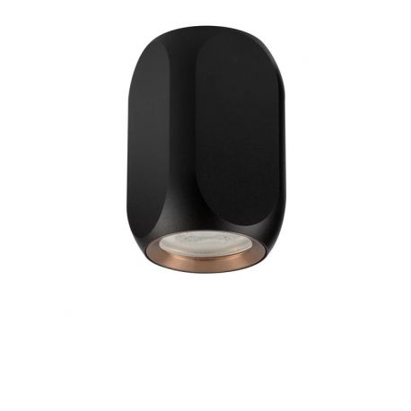 Plafoniere cu spoturi, Spoturi aplicate - Spot aplicat cu bec GU10 Cubi negru/ auriu