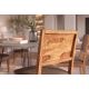 Seturi scaune, HoReCa - Set 2 scaune MAKASSAR 80cm lemn de sheesham cu sezut microfibra