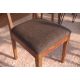 Seturi scaune, HoReCa - Set 2 scaune MAKASSAR 80cm lemn de sheesham cu sezut tesatura structurata