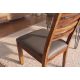 Seturi scaune, HoReCa - Set 2 scaune MAKASSAR 90cm lemn de sheesham cu sezut piele sintetica