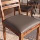 Seturi scaune, HoReCa - Set 2 scaune MAKASSAR 90cm lemn de sheesham cu sezut piele sintetica
