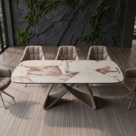 Mese extensibile - Masa Extensibila cu Blat Ceramic Patagonia, INFINITY 180-220-260cm