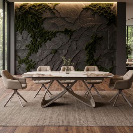 Mese extensibile - Masa Extensibila cu Blat Ceramic Pandora, INFINITY 180-220-260cm