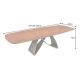 Mese extensibile - Masa Extensibila cu Blat Ceramica spaniola, INFINITY 180-220-260cm