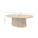 Mese dining - Masa sufragerie ART DECO 220cm lemn masiv de mango, natur