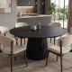 Mese dining - Masa rotunda din lemn de stejar VALHALLA 140cm