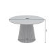 Mese dining - Masa rotunda din lemn de stejar VALHALLA 140cm