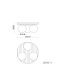 Plafoniere - Plafoniera moderna, riflaj MDF cu efect de lemn, PARSONS