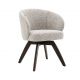 Scaune - Scaun pivotant lemn de stejar, material texturat WALKURE