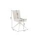 Scaune - Scaun pivotant metal bej, material chenille bej LUGANO
