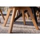 Seturi scaune, HoReCa - Set de 2 scaune pivotante lemn de fag, catifea raiata bej BIG GEORGE