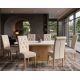 Seturi scaune, HoReCa - Set de 2 scaune design clasic tesatura boucle bej CASA