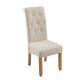 Seturi scaune, HoReCa - Set de 2 scaune design clasic tesatura boucle bej CASA