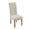 Set de 2 scaune design clasic tesatura boucle bej CASA