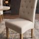 Seturi scaune, HoReCa - Set de 2 scaune design clasic tesatura plata bej CASA