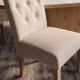 Seturi scaune, HoReCa - Set de 2 scaune design clasic tesatura structurata bej CASA