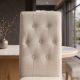 Seturi scaune, HoReCa - Set de 2 scaune design clasic tesatura structurata bej CASA