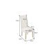 Seturi scaune, HoReCa - Set de 2 scaune design clasic tesatura structurata bej CASA