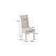 Seturi scaune, HoReCa - Set de 2 scaune design clasic tesatura structurata taupe CASA