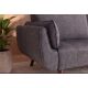 Canapele - Canapea extensibila DIVANI 220cm catifea gri
