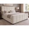 Pat PRESTIGE 140x200cm crem boucle cu spatiu de depozitare