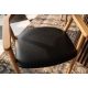 Scaune - Scaun retro VALHALLA WOOD lemn stejar/ piele sintetica neagra