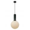 Lustra, Pendul din ceramica verde inchis si sticla Rainbow